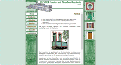 Desktop Screenshot of fensterbau-fechner.de