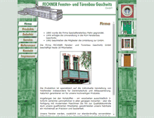 Tablet Screenshot of fensterbau-fechner.de